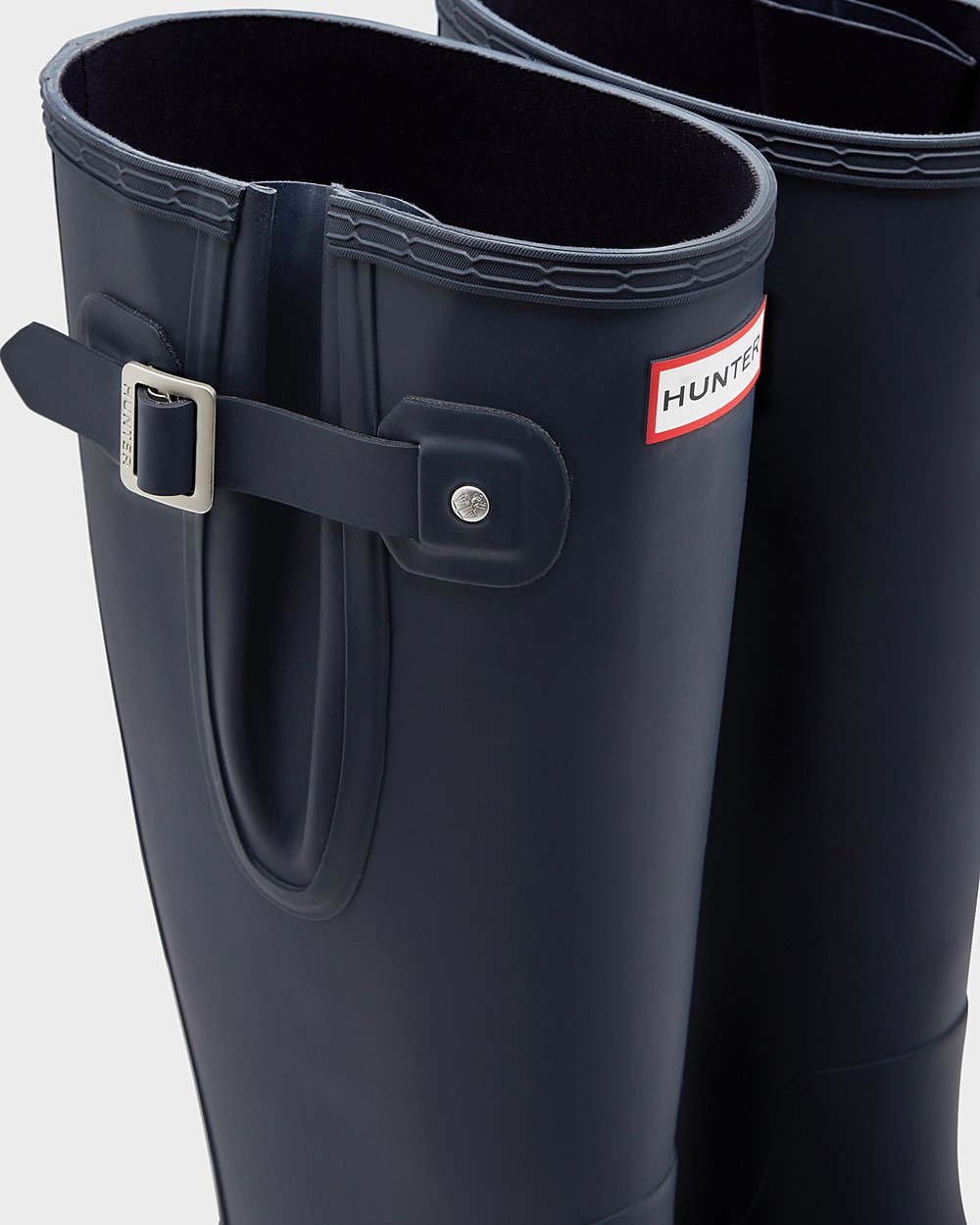 Mens Hunter Original Side Adjustable - Tall Rain Boots Navy - 6310-FHKMO